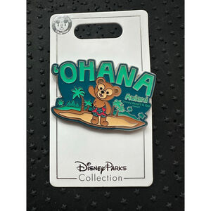 Disney Parks Collection Resorts Aulani Hawaii Ohana Duffy Bear Beach Pin